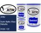 Preview: Jeep, Dark Baltic Blue Metallic, HQ9 / CE: 500ml Lackdose + 500ml Klarlack + 250ml Härter - Set, von ATW Autoteile West.
